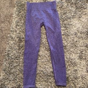 Purple seamless leggings